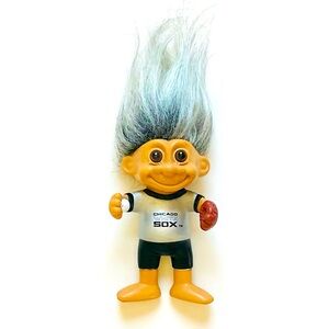 Vintage Troll Doll - White Sox Fan